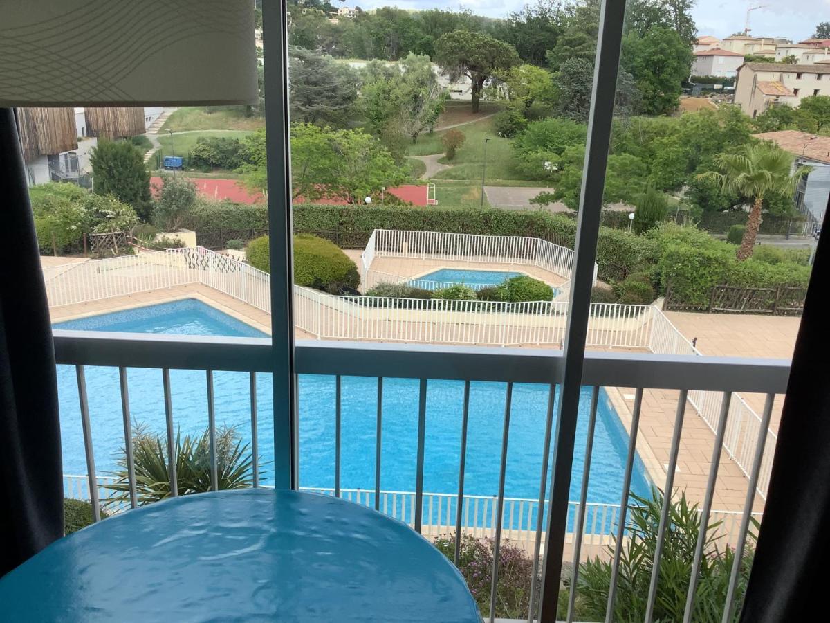 Au Calme Dans Hameau Fleuri Joli Studio 3 Pers Piscine Parking Wi-Fi Vence Buitenkant foto